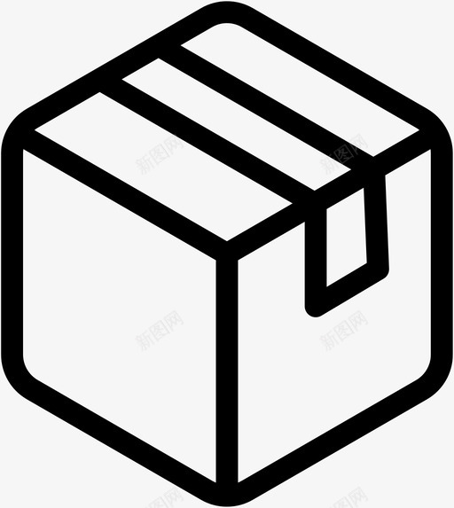 包裹送货运输图标svg_新图网 https://ixintu.com 包裹 电子商务 网上购物 运输 送货