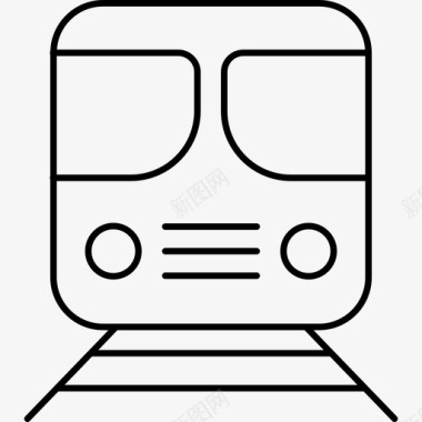 火车铁路轨道图标图标