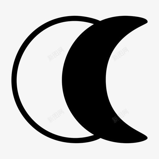 月亮睡觉时间月蚀图标svg_新图网 https://ixintu.com 午夜 时间 月亮 月蚀 睡觉