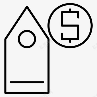 价格优惠券折扣图标图标