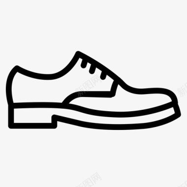 鞋时尚2直线型图标图标