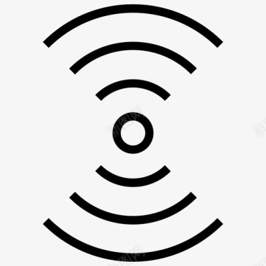 无线通信连接路由器图标图标