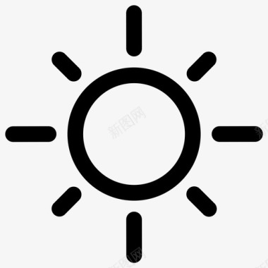 太阳假日旅程图标图标