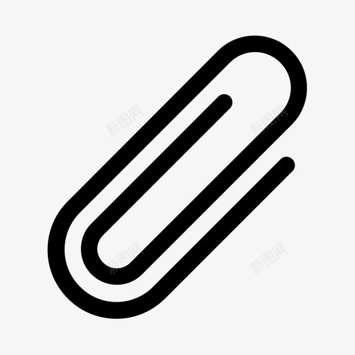附加添加剪辑图标svg_新图网 https://ixintu.com 别针 剪辑 回形针 文件 添加 附加