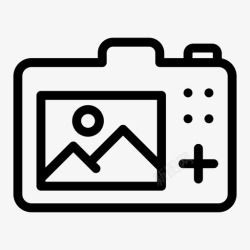 玩具照相机照相机捕捉摄影图标高清图片