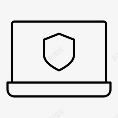 安全设备笔记本电脑图标图标