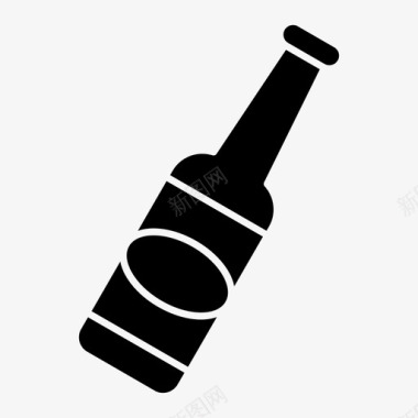 饮料啤酒瓶食物图标图标