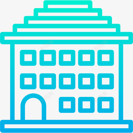 寺庙64号楼坡度图标svg_新图网 https://ixintu.com 64号楼 坡度 寺庙