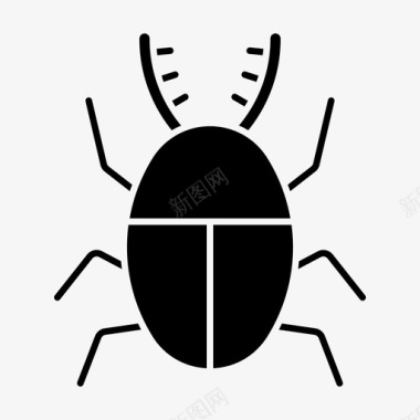 甲虫动物小虫图标图标