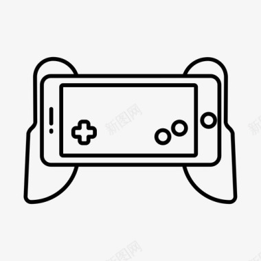 手机游戏机游戏板游戏机图标图标