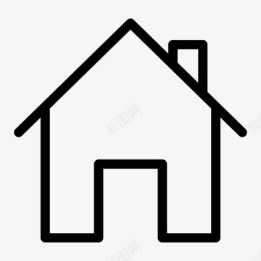 家公寓建筑图标图标
