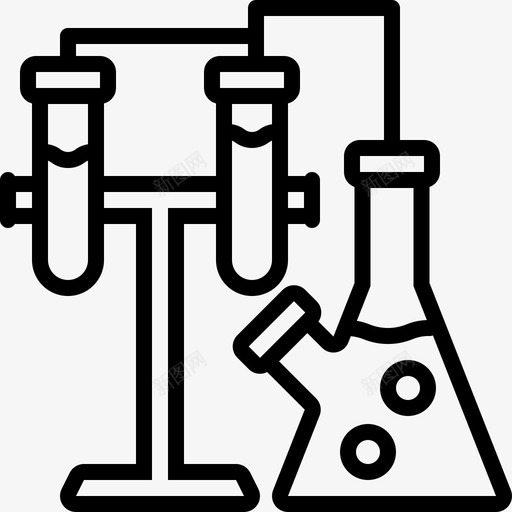 化学实验病理学图标svg_新图网 https://ixintu.com 化学 实验 病理学 药学 试管