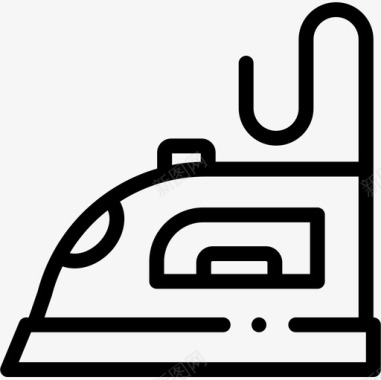 铁146号酒店线性图标图标