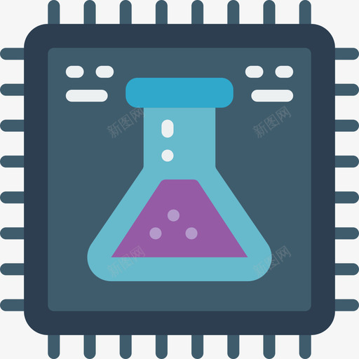 Cpu数据科学13扁平图标svg_新图网 https://ixintu.com Cpu 扁平 数据 科学