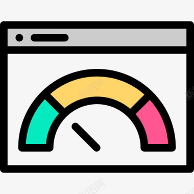 仪表板网页112线性颜色图标图标
