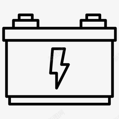 电池汽车电池电池状态图标图标