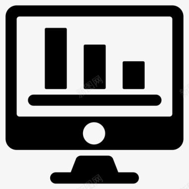 数据监控数据分析图形表示图标图标