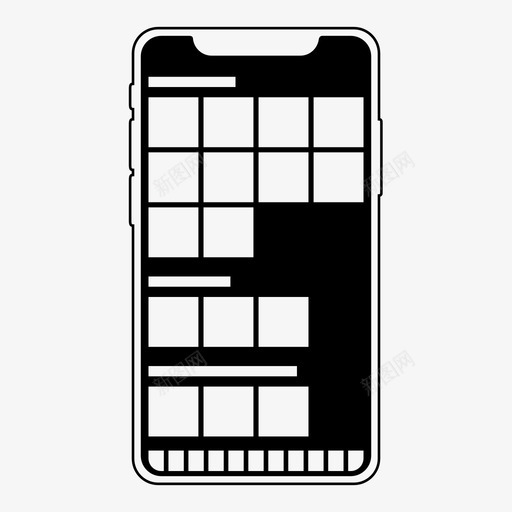 iphonex系列应用程序照片图标svg_新图网 https://ixintu.com iphone 应用程序 照片 系列