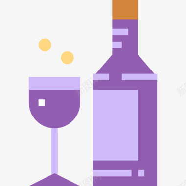 葡萄酒饮料22平的图标图标