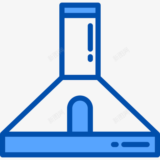 机罩厨房64蓝色图标svg_新图网 https://ixintu.com 厨房64 机罩 蓝色