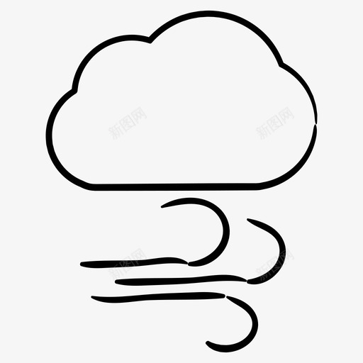 风天气手绘图标svg_新图网 https://ixintu.com 图标 天气 手绘