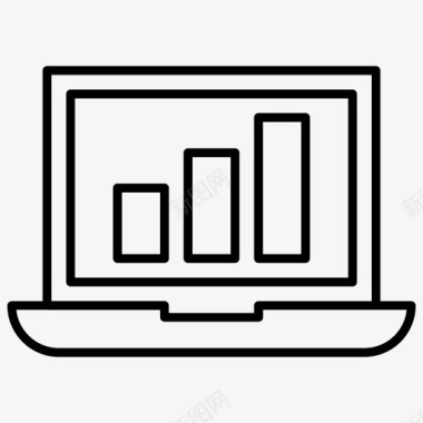 信号笔记本连接互联网图标图标