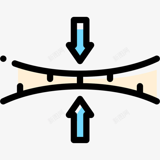 弹性面料特征4颜色省略图标svg_新图网 https://ixintu.com 弹性 特征 省略 面料 颜色