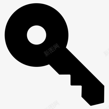 钥匙访问门钥匙图标图标