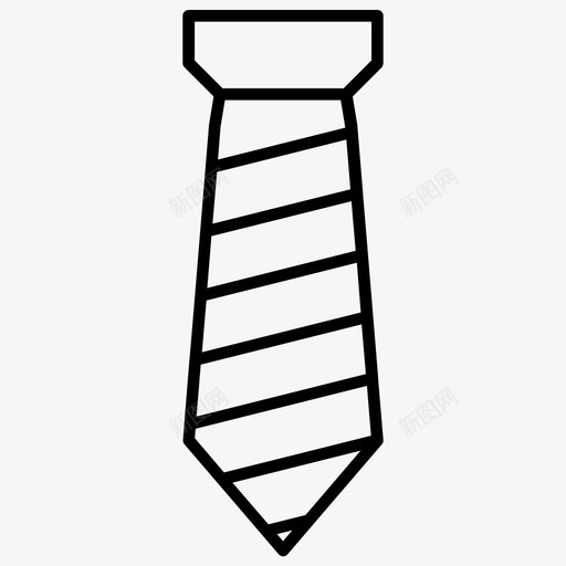 领带时尚领口图标svg_新图网 https://ixintu.com 商业概要 时尚 款式 领口 领带