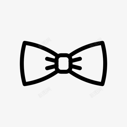 领结礼服正式图标svg_新图网 https://ixintu.com 正式 父亲节 礼服 穿 结 领带 领结