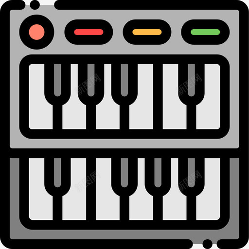 键盘瑞格9线性颜色图标svg_新图网 https://ixintu.com 瑞格 线性 键盘 颜色