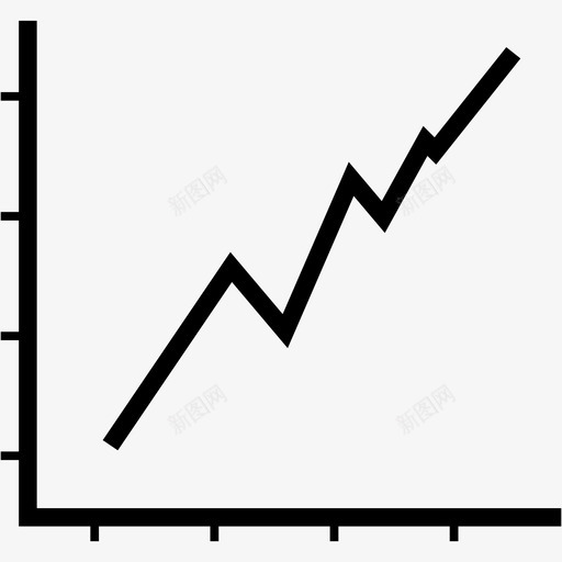 上升图图表进度图标svg_新图网 https://ixintu.com 上升 图表 成功 报告 进度