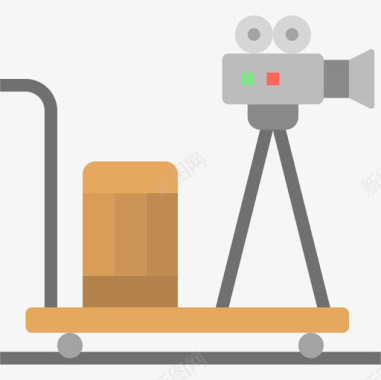 拍摄电影工业5平面图标图标
