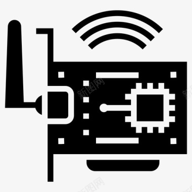 pci卡以太网硬件图标图标