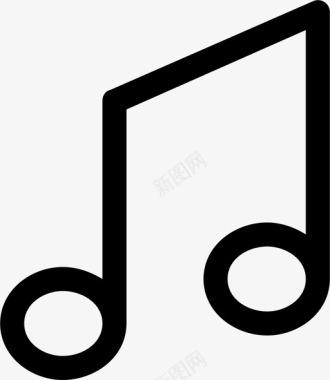 音乐音符歌曲图标图标