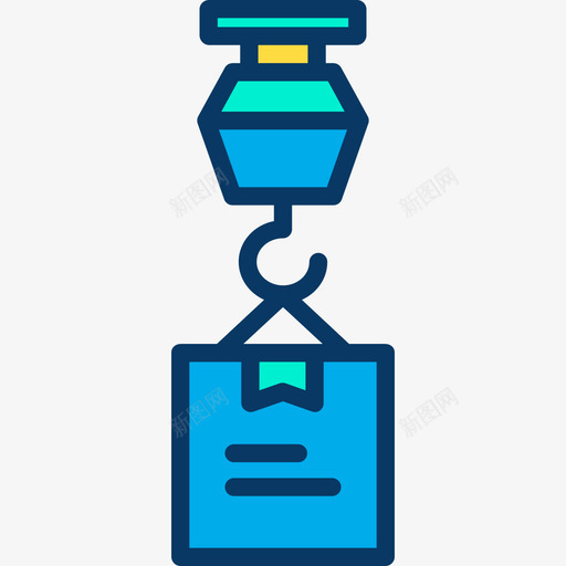 货物83交货线性颜色图标svg_新图网 https://ixintu.com 交货 线性 货物 颜色