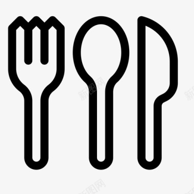 食品餐车晚餐图标图标