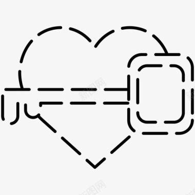 订婚心爱图标图标
