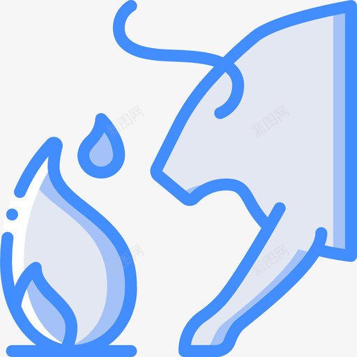 洞穴绘画发明5蓝色图标svg_新图网 https://ixintu.com 发明 洞穴 绘画 蓝色