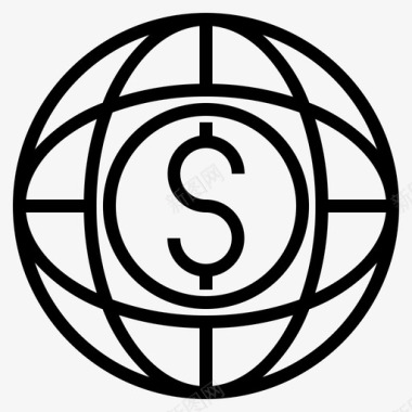 买卖世界信用卡货币图标图标