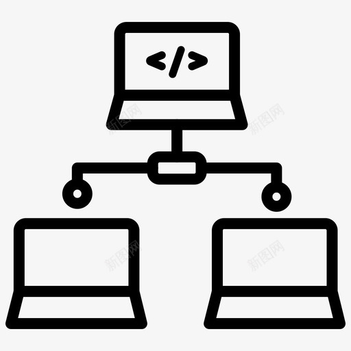 部署计算机集线器图标svg_新图网 https://ixintu.com 测试 测试软件1线 程序 计算机 部署 集成 集线器