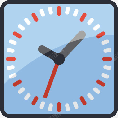时钟时间管理31扁平图标图标