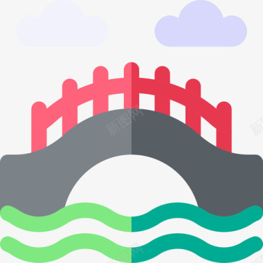 桥日本31扁平图标图标