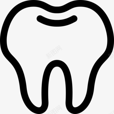 牙齿治疗6线性图标图标