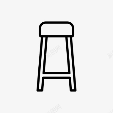 采购产品椅子酒吧家具图标图标