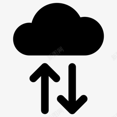 云托管云信息数据托管图标图标