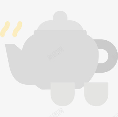 茶壶饮料12平的图标图标