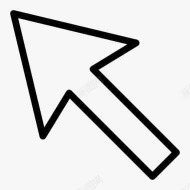 光标箭头单击图标图标