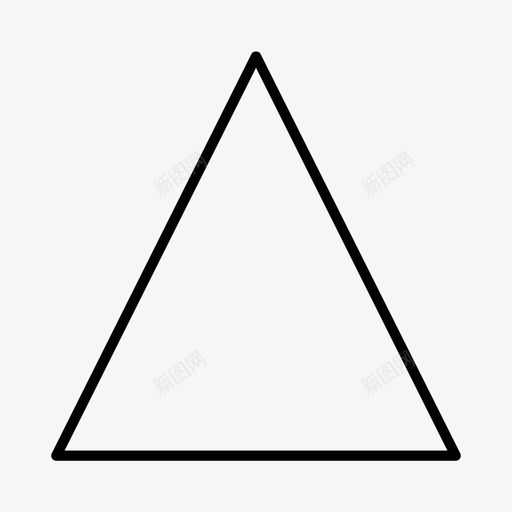三角形几何体多边形图标svg_新图网 https://ixintu.com 三角形 几何体 多边形 形状