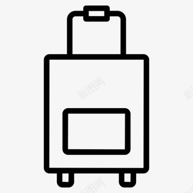 行李箱包行李图标图标